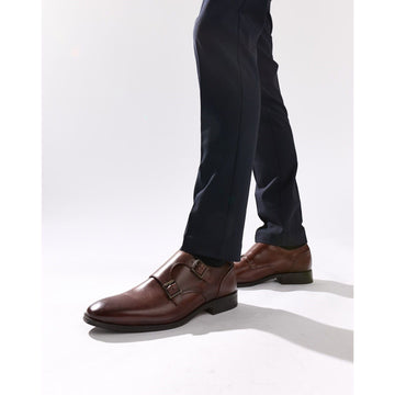 Mens Base London Cleric Dress Shoes - Burnt Tan