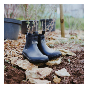 Womens Cotswold Grosvenor Ankle Wellingtons - Black