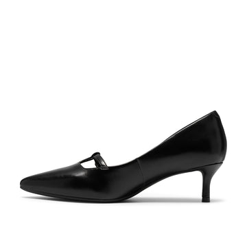 Womens Clarks Zarey Jane Black Heels - Black