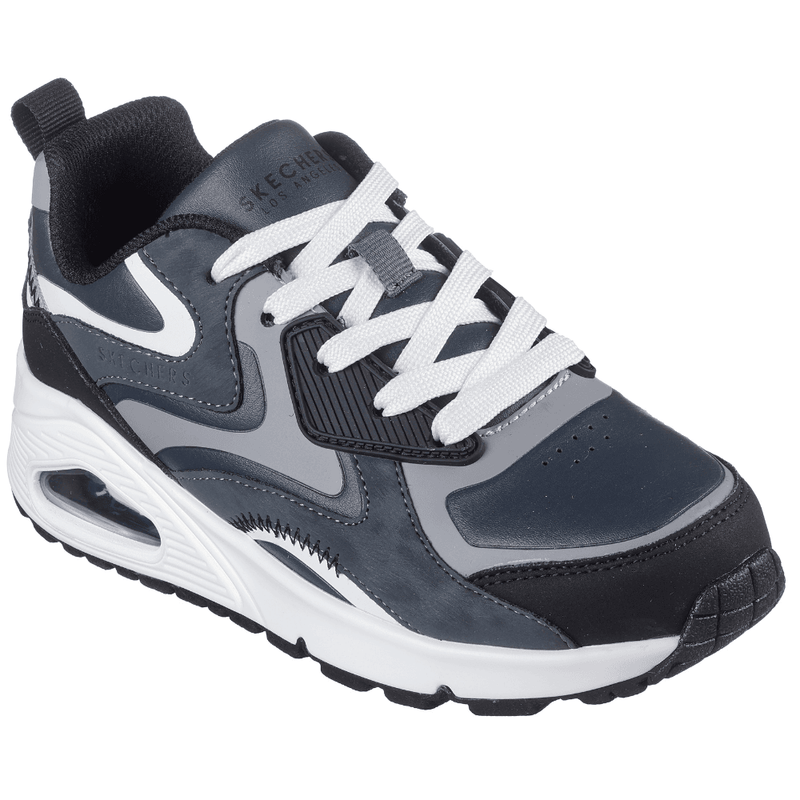 Skechers Boys Uno Gen 1 Wedge Trainers - Grey