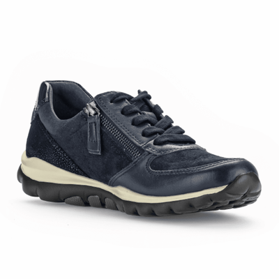 Womens Gabor Rolling Soft 76.968 Walking Trainers - Navy