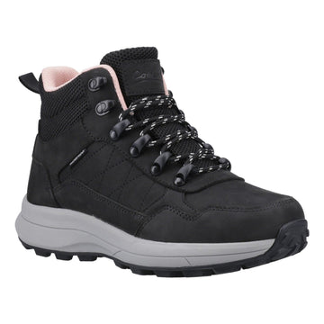 Womens Cotswold Oddington Nubuck Hiking Boots - Black