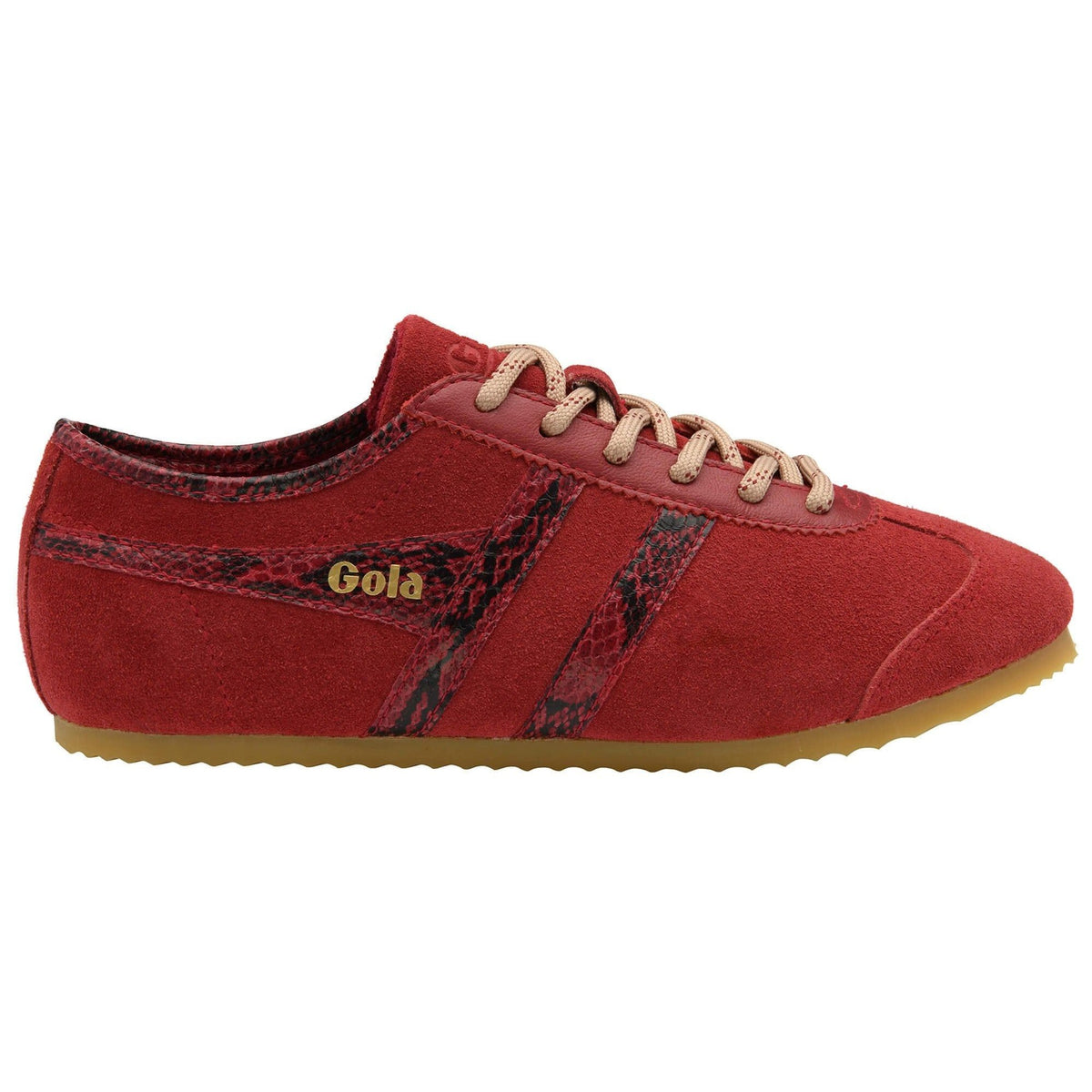 Womens Gola Cleora II Deep Red Trainers
