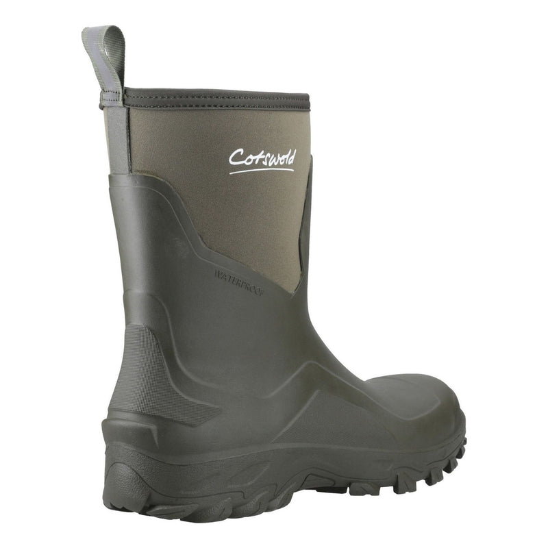 Mens Cotswold STANDLAKE Green Wellingtons - Green