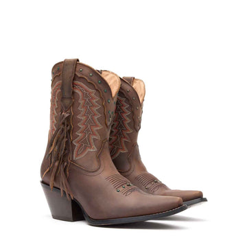 Womens Durango Crush Ankle Boots - Pecan