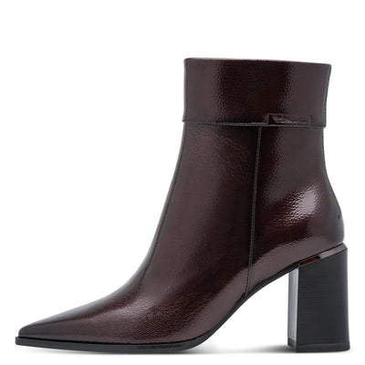 Womens Tamaris 25395 Ankle Boots - Merlot