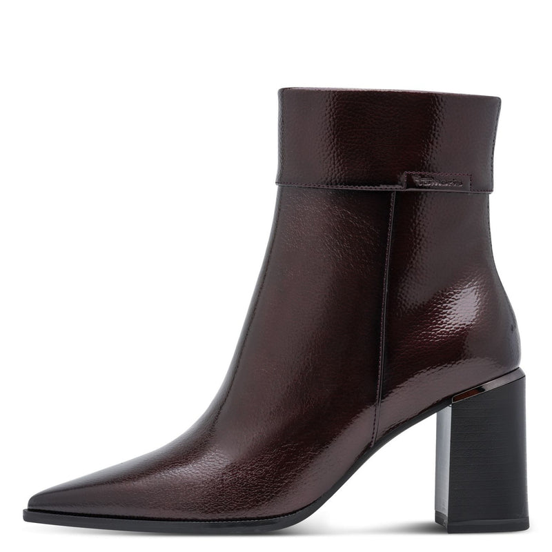 Womens Tamaris 25395 Ankle Boots - Merlot