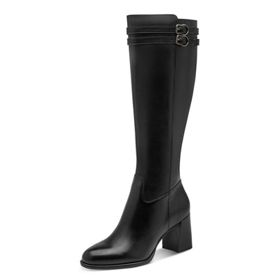 Womens Tamaris 25547 Long Boots - Black