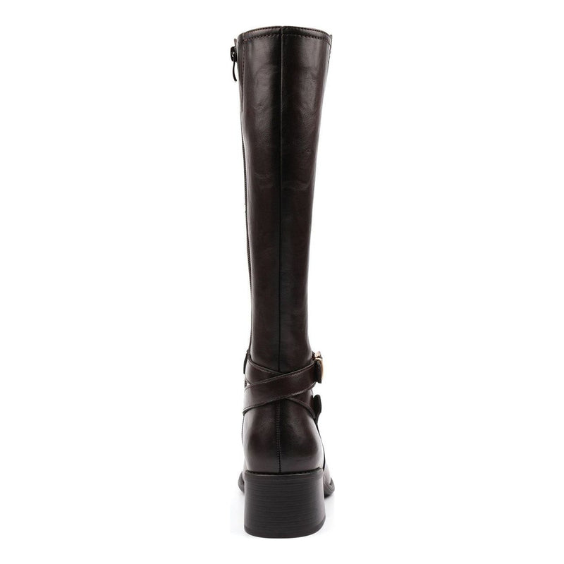 Womens Lunar Sindy Long Boots - Brown