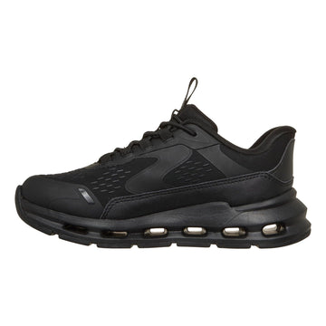 Big Kids Girls Skechers Glide-Step - Vista Lane Black Slip-Ins Trainers - Black