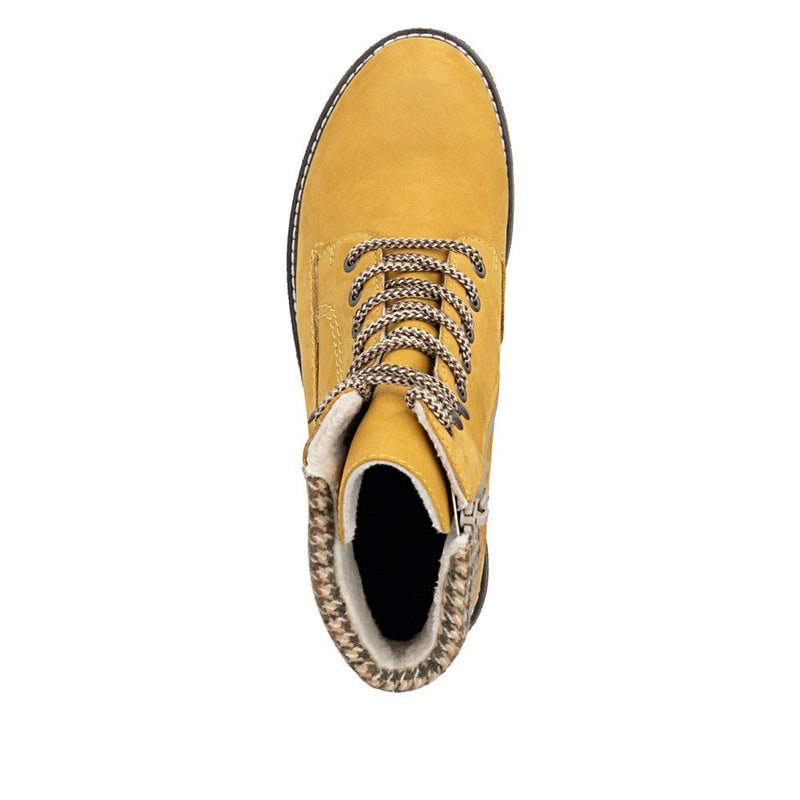 Womens Rieker Y8130 Honey Boots - Honey