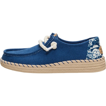 Womens Heydude Wendy Espadrille Hibiscus - Ensign Blue