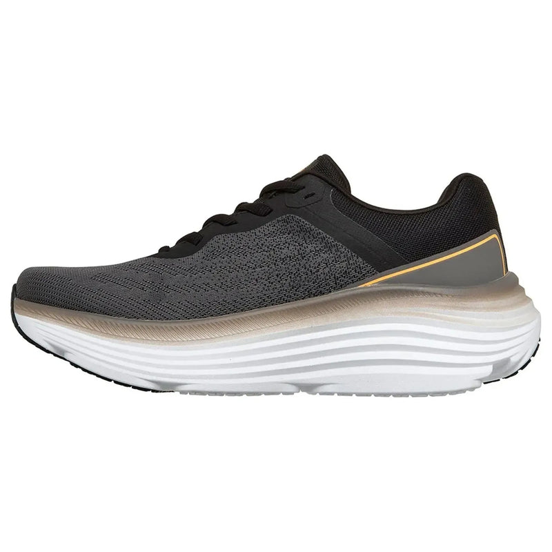 Mens Skechers 220609 Max Cushioning Endeavour Charcoal Black Trainers - Charcoal Black
