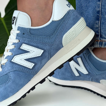 Unisex New Balance U574 Trainers - Heron Blue