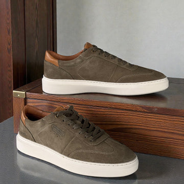 Mens Lloyd & Pryce McReight Moss Casual Lace-up Shoe - Moss