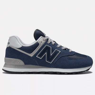 New Balance Mens 574 Trainers - Navy with White