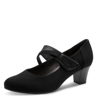 Womens Jana 24464 Block Heels - Black