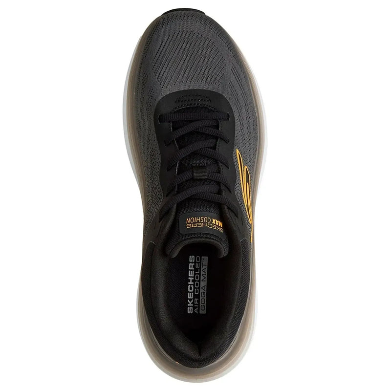 Mens Skechers 220609 Max Cushioning Endeavour Charcoal Black Trainers - Charcoal Black