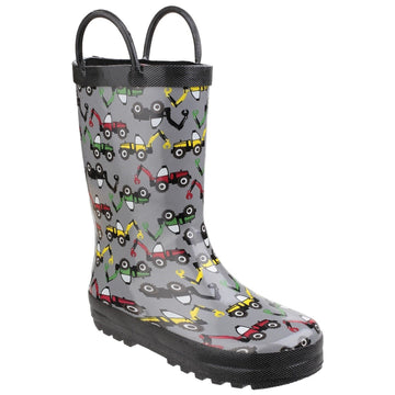Kids Cotswold Puddle Wellingtons - Digger