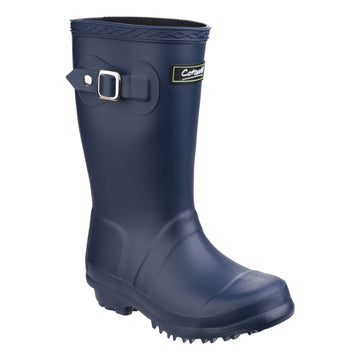 Kids Cotswold Buckingham Waterproof Wellingtons - Navy