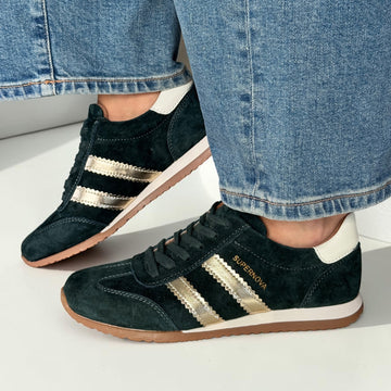 Womens Drilleys Ninety Nine Trainers - Jadeite Glow