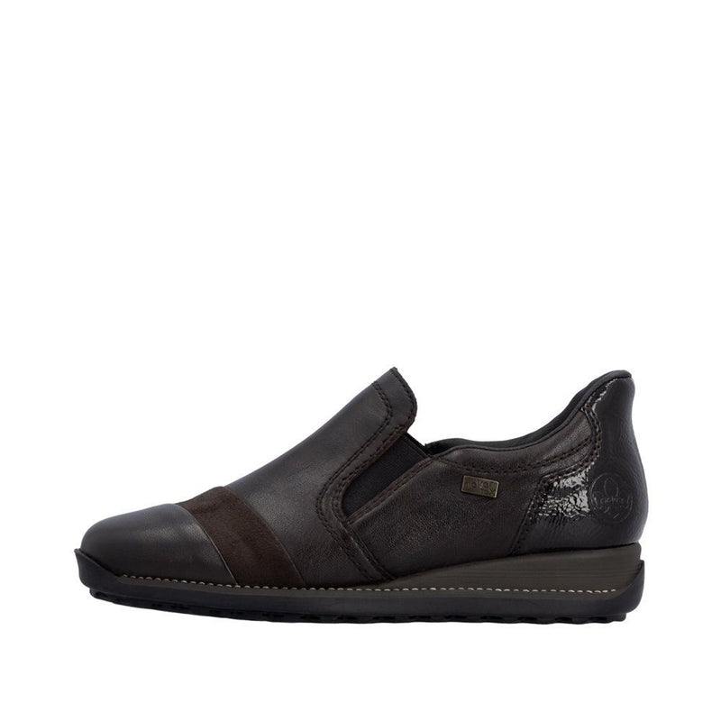 Womens Rieker 44296 Mocha Casual Shoes - Mocha