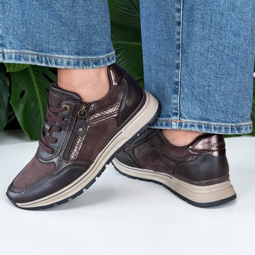 Womens Refresh 176088 Brown Trainers - Brown