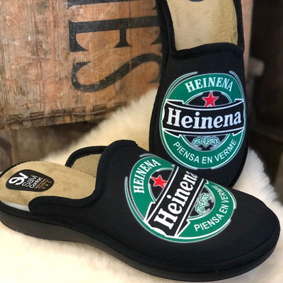 Salvi Comfort Mens Black Heinena Mule Slipper - Black