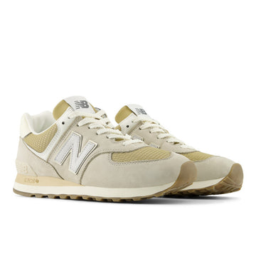 Unisex New Balance 574 Shipyard Silver Metallic Trainers - Shipyard Silver Metallic