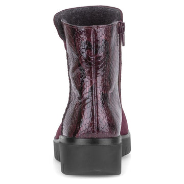 Womens Gabor 8015 Ankle Boots - Mulberry