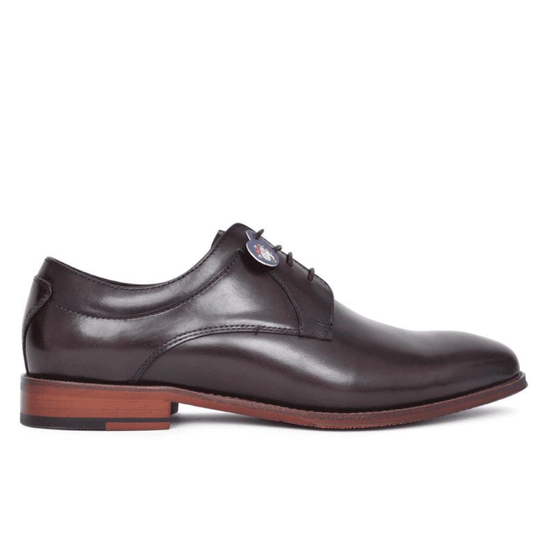 Mens Bowe & Bootmakers Goretti Lace Up Smart Shoes - Dark Ale