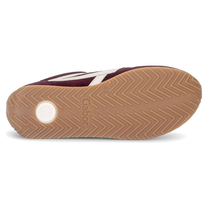Womens Gabor 6032 Trainers - Mulberry