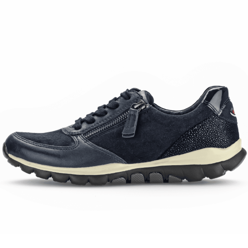 Womens Gabor Rolling Soft 76.968 Walking Trainers - Navy