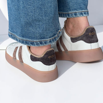 Womens Drilleys Thirty Four Trainers - Rustic Whipped