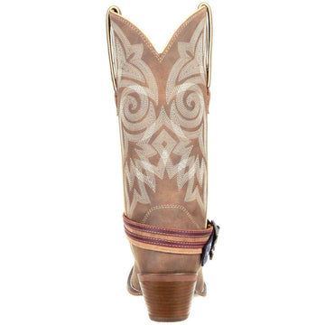 Womens Durango Crush Flag Brown and Khaki Boots - Brown and Khaki
