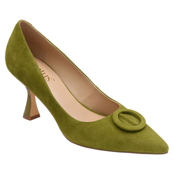 Womens Lotus Henley ULS600 Court Shoes - Citronella Suede