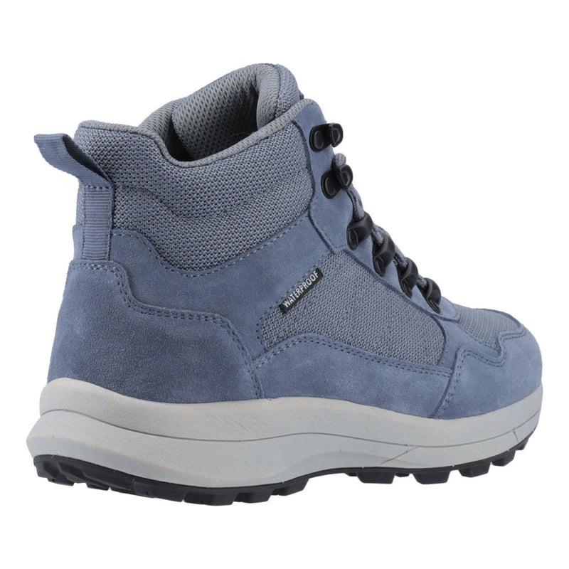 Womens Cotswold Oddington Suede Blue Hiking Boots - Blue