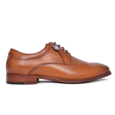 Mens Bowe & Bootmakers Goretti Lace Up Smart Shoes - Whiskey