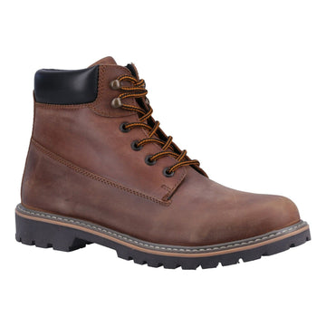 Mens Cotswold Pitchcombe Work Boots - Brown