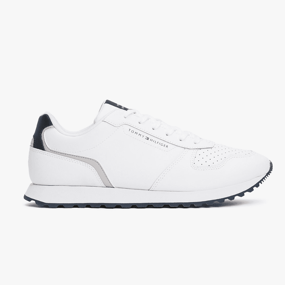 Mens Tommy Hilfiger Logo Colour-Blocked Trainers