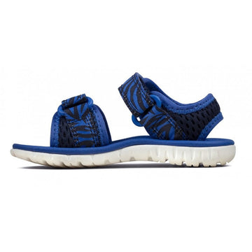 Junior Clarks Boys Surfing Tide Navy Sandals - Navy