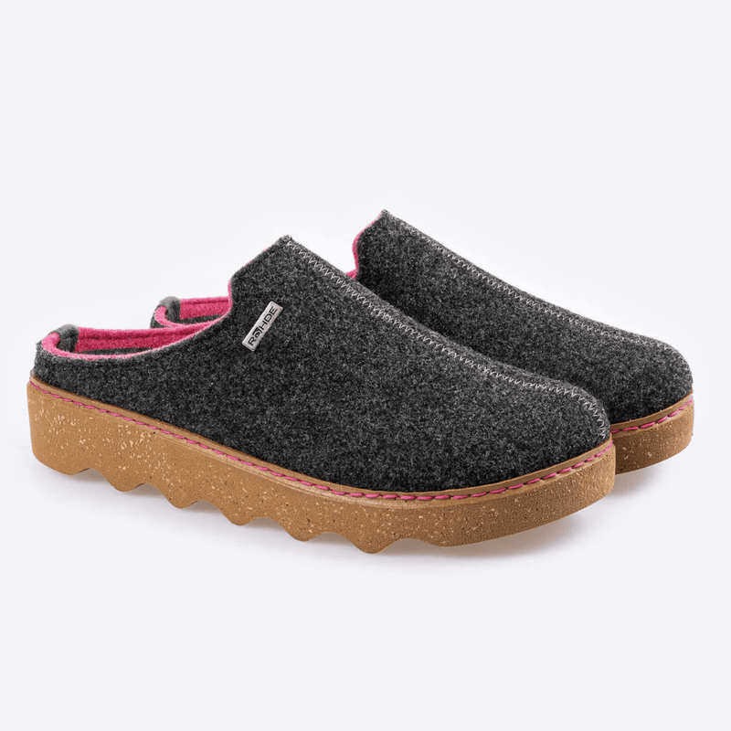 Womens Rohde 6120 Foggia Mule Slippers - Grey