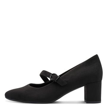 Womens Jana 24461 Block Heels - Black
