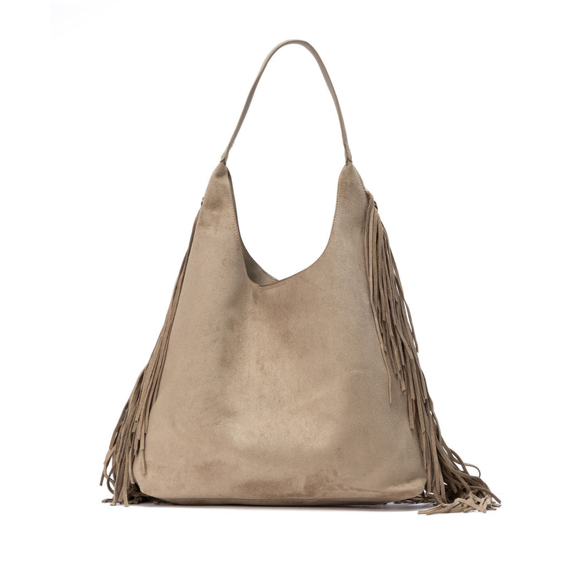 Womens Xti 184708 Shoulder Bag - Taupe