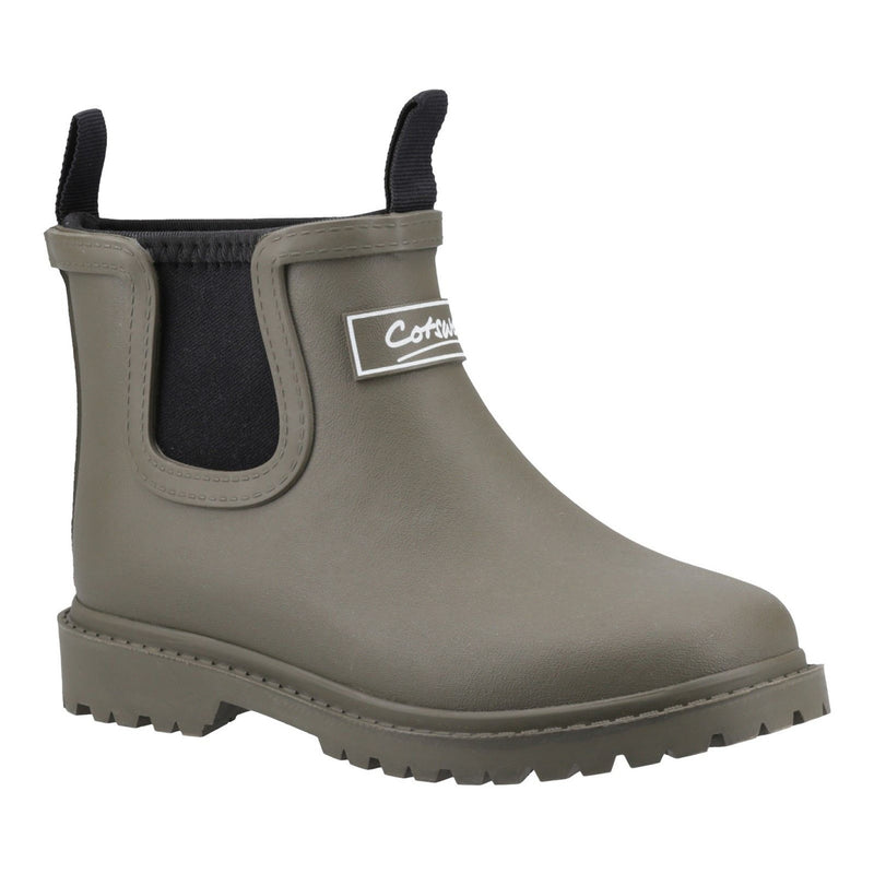 Kids Cotswold Barton Wellingtons - Khaki