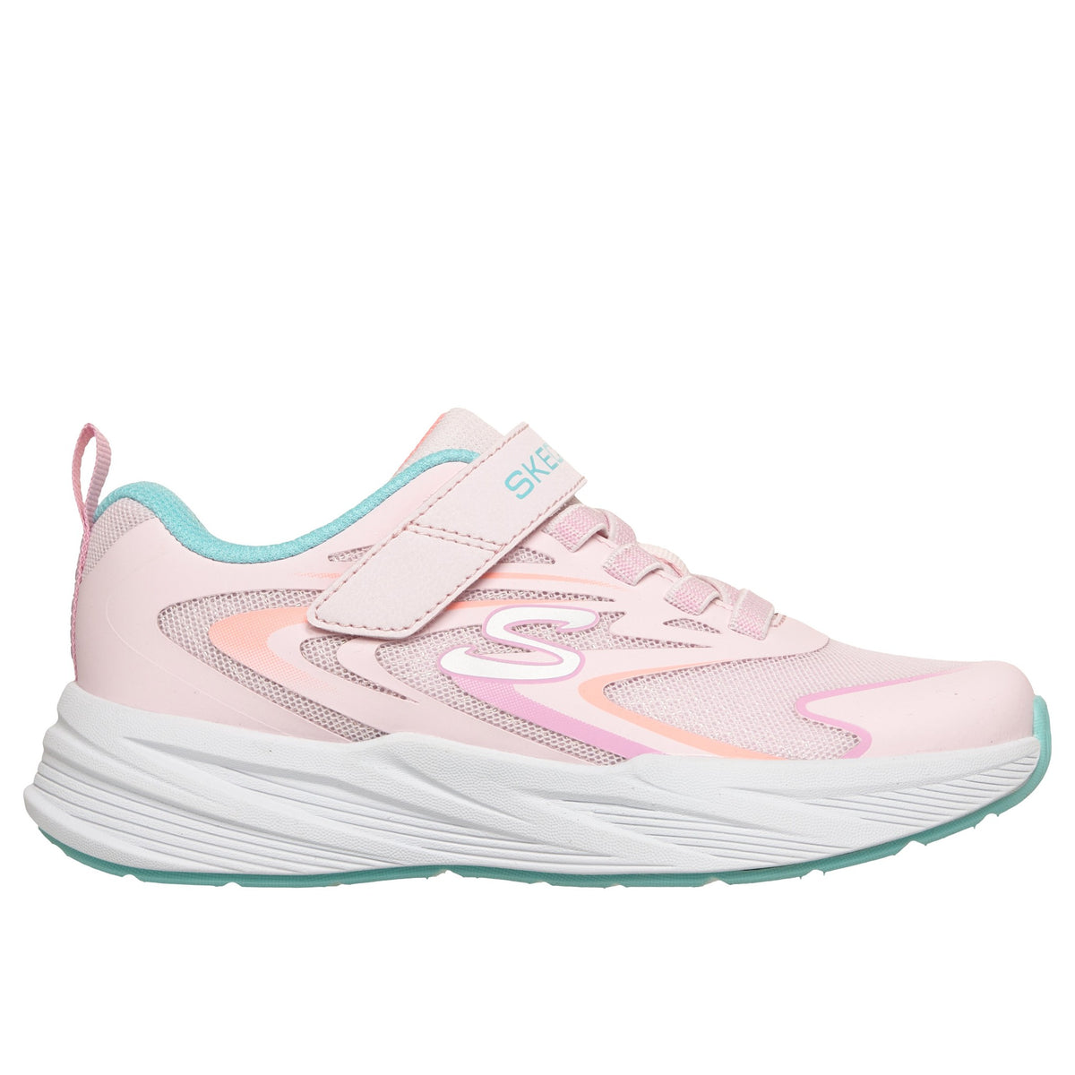 Girls Skechers 303882L Sparkle Mesh Microspec Tread Trainer - Junior