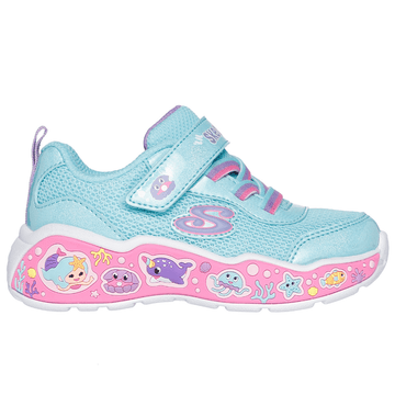 Skechers Infants Play Scene: Fun-Squad Trainers - Turquoise Multi