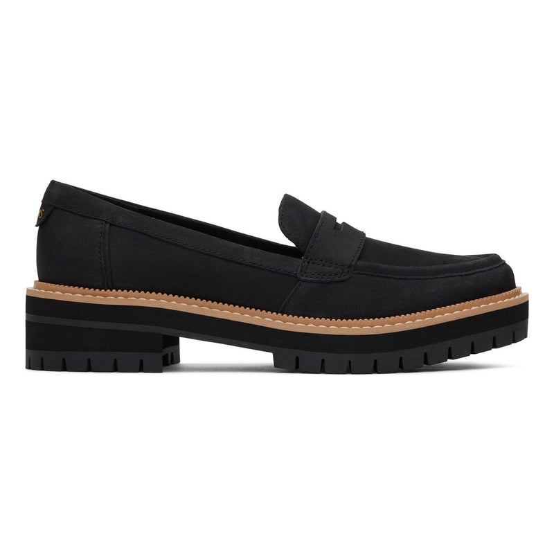 Womens Toms Cara Loafers - Black