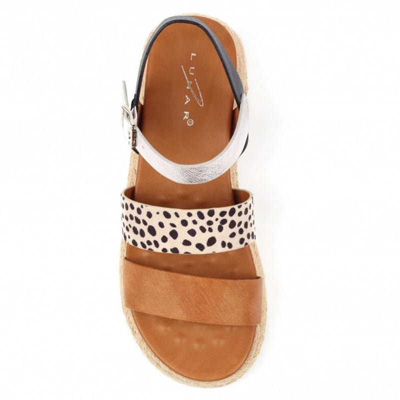 Womens Lunar JLH493 Summer Sandals - Tan