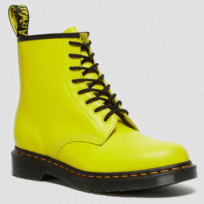 Womens Dr Martens 1460 Tumbled Boots - Yellow